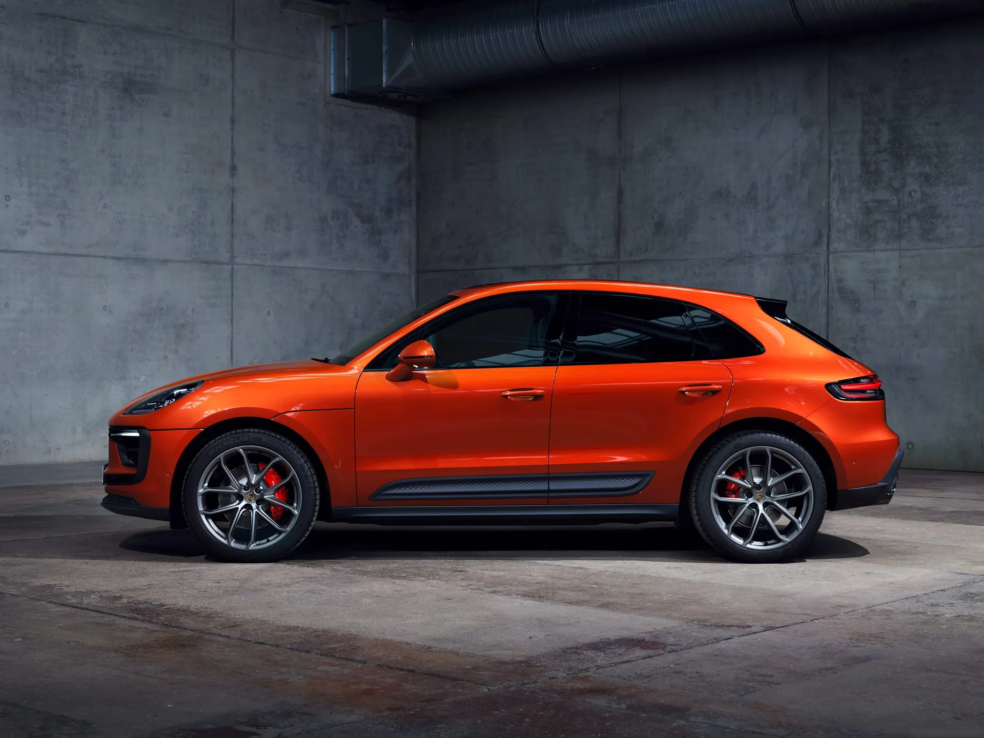 Porsche Macan S (2022) – boční profil