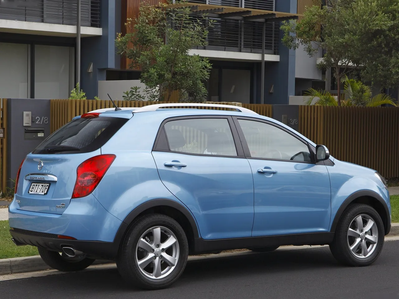 SsangYong Korando (2011) – zadní tříčtvrteční pohled