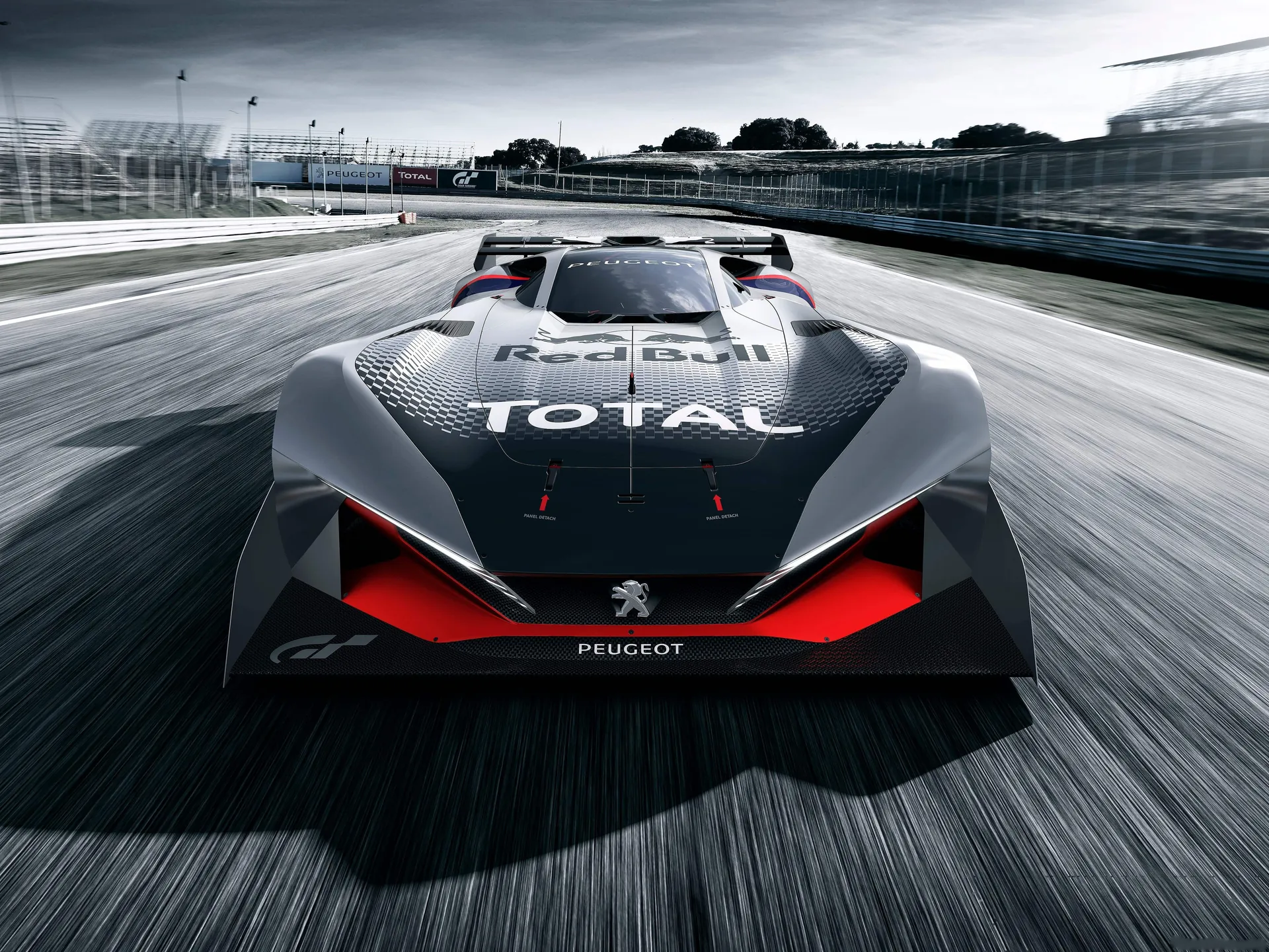 Peugeot L750 R HYbrid Concept (2017) – zepředu