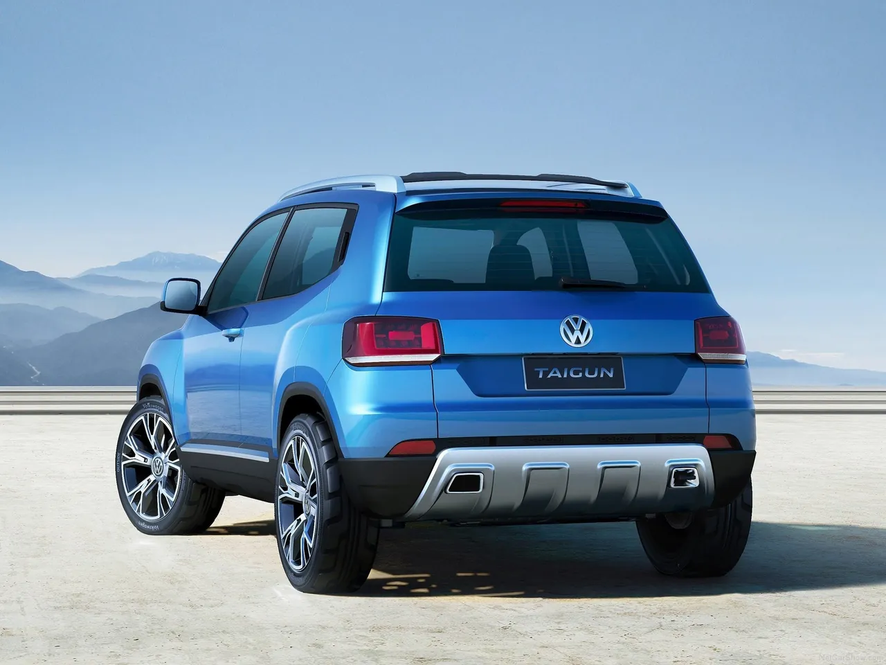 Volkswagen Taigun Concept (2012) – zadní tříčtvrteční pohled