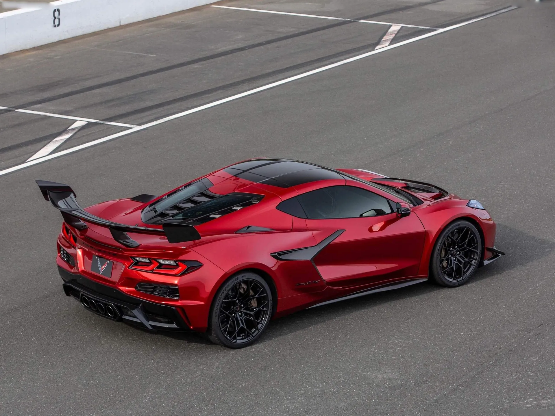 Chevrolet Corvette ZR1X (2026) – zadní tříčtvrteční pohled