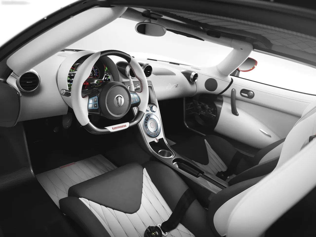 Koenigsegg Agera R (2012) – interiér