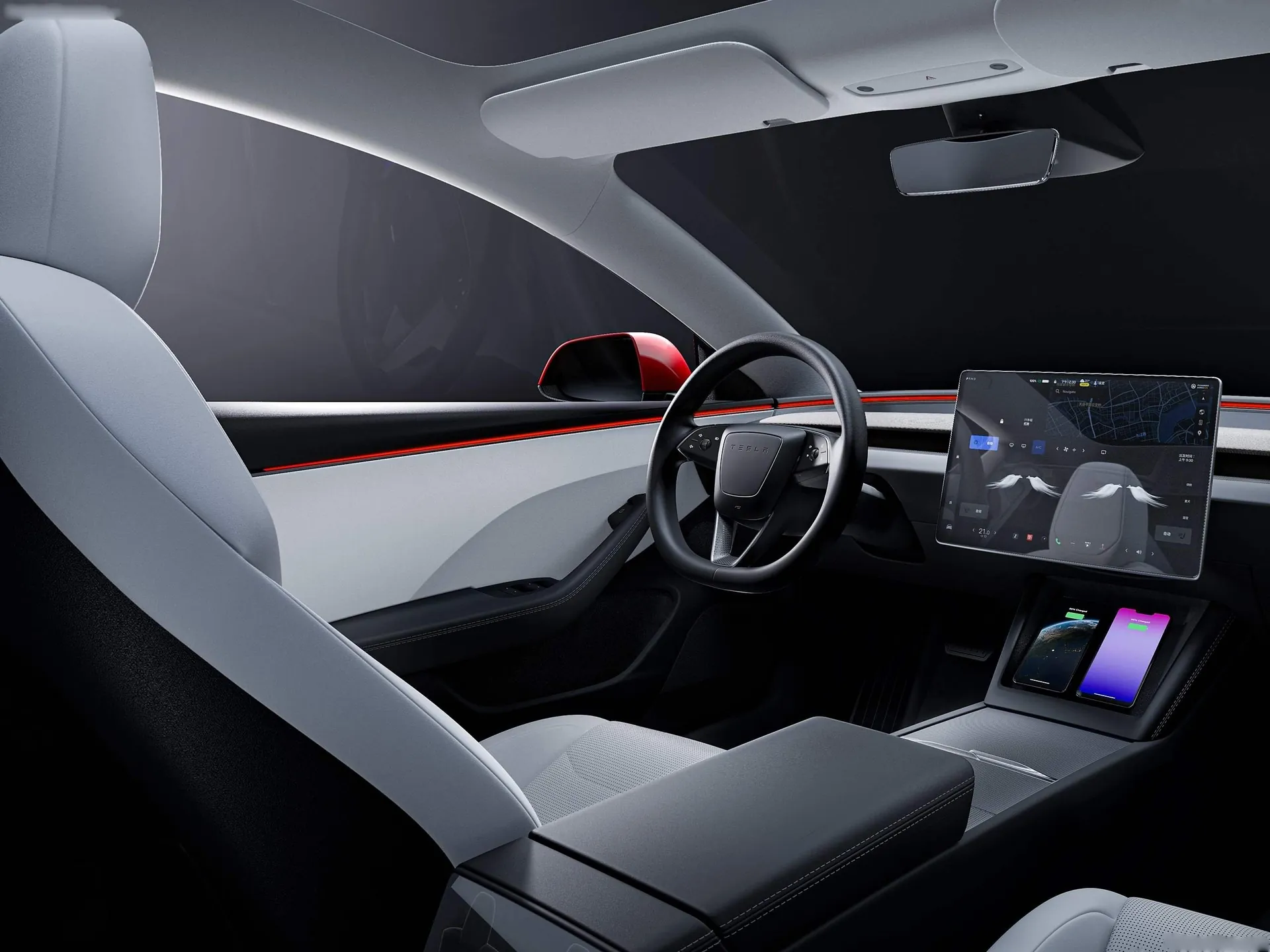 Tesla Model 3 (2024) – interiér