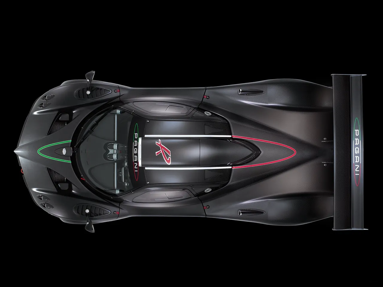 Pagani Zonda R (2009) – pohled shora