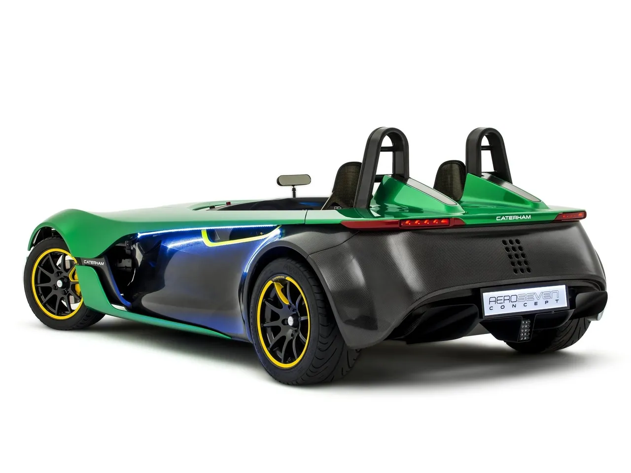 Caterham AeroSeven Concept (2013) – zadní tříčtvrteční pohled