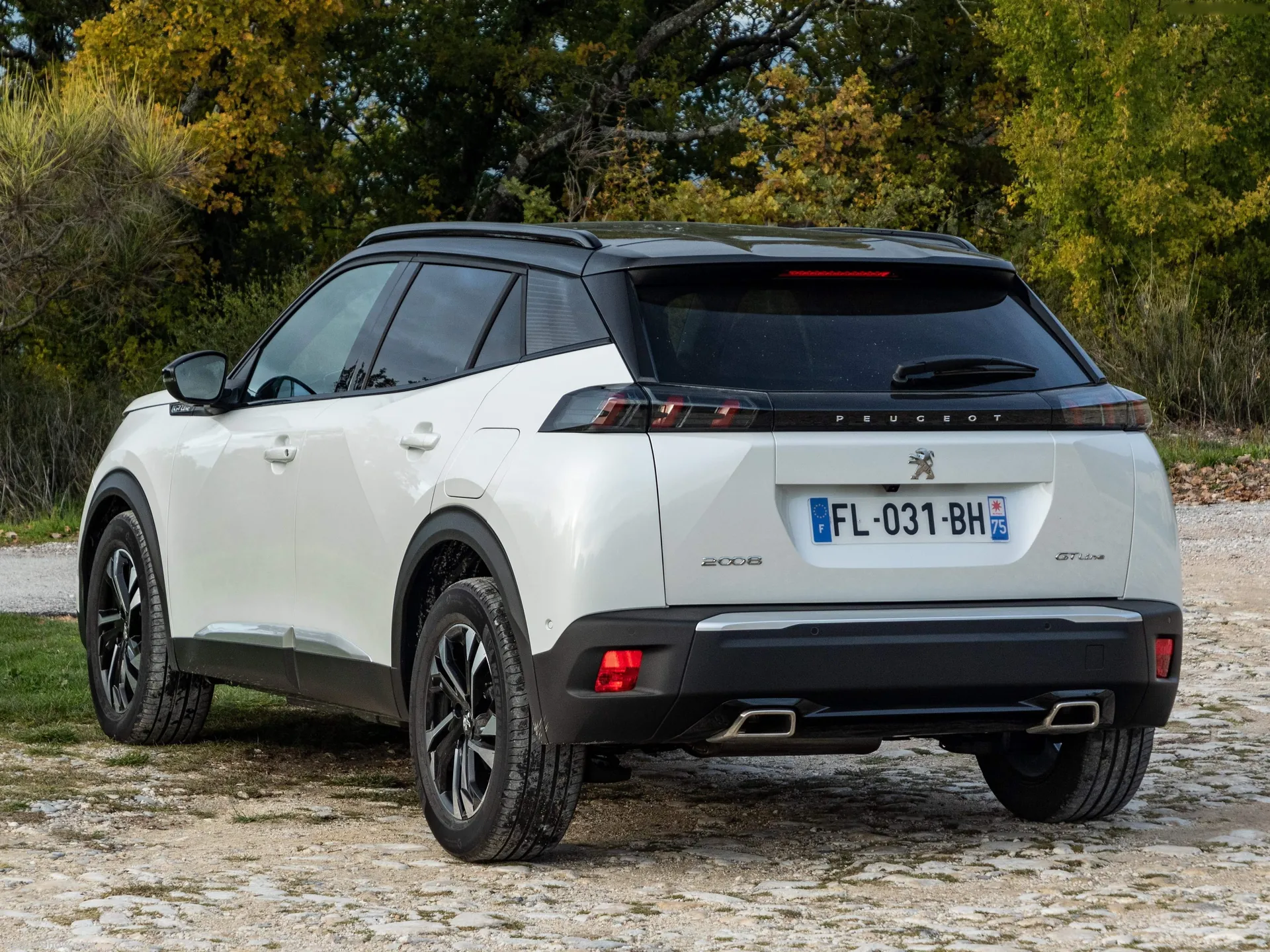 Peugeot 2008 (2020) – zadní tříčtvrteční pohled