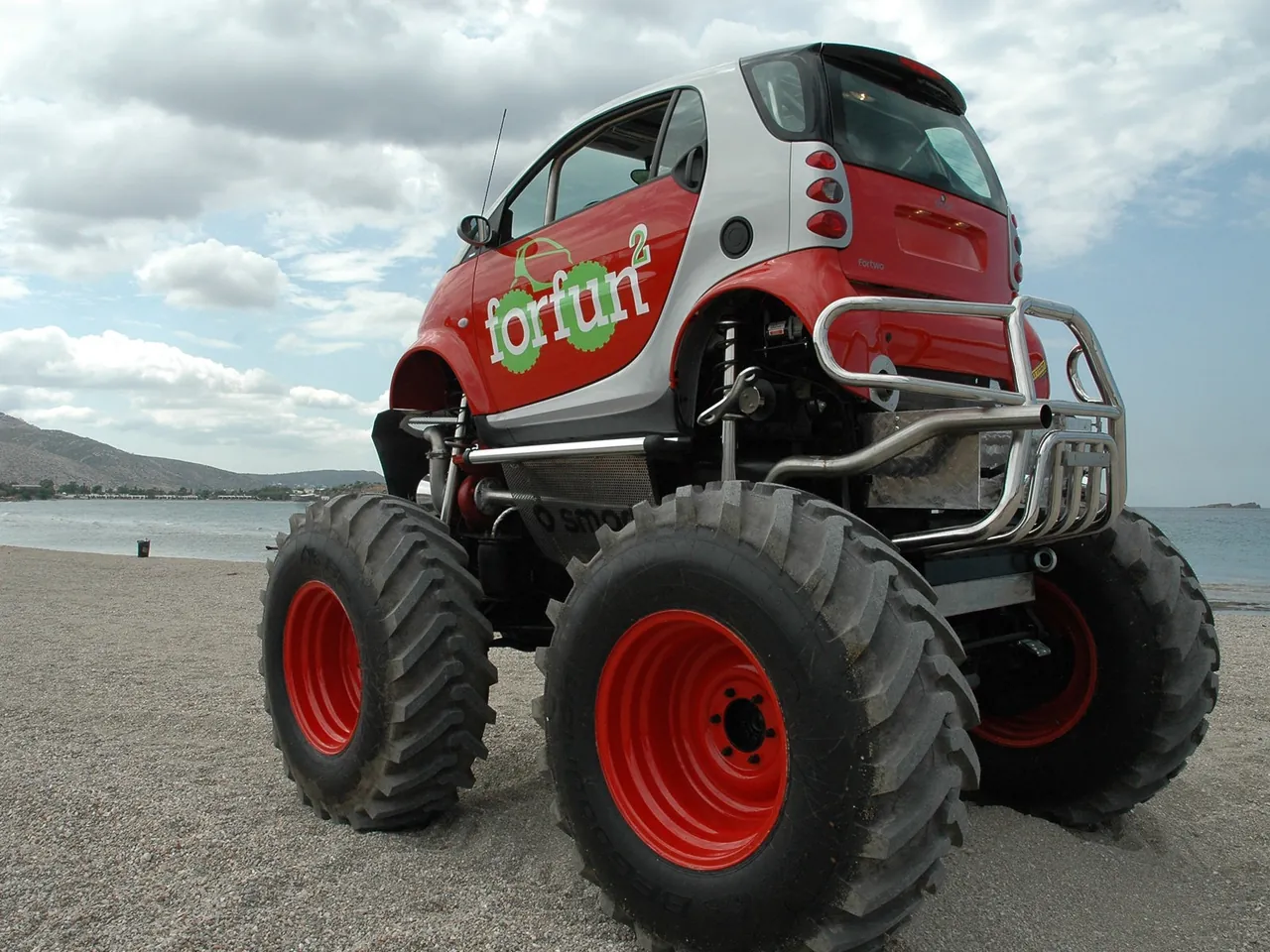 Smart forfun2 (2006) – zadní tříčtvrteční pohled