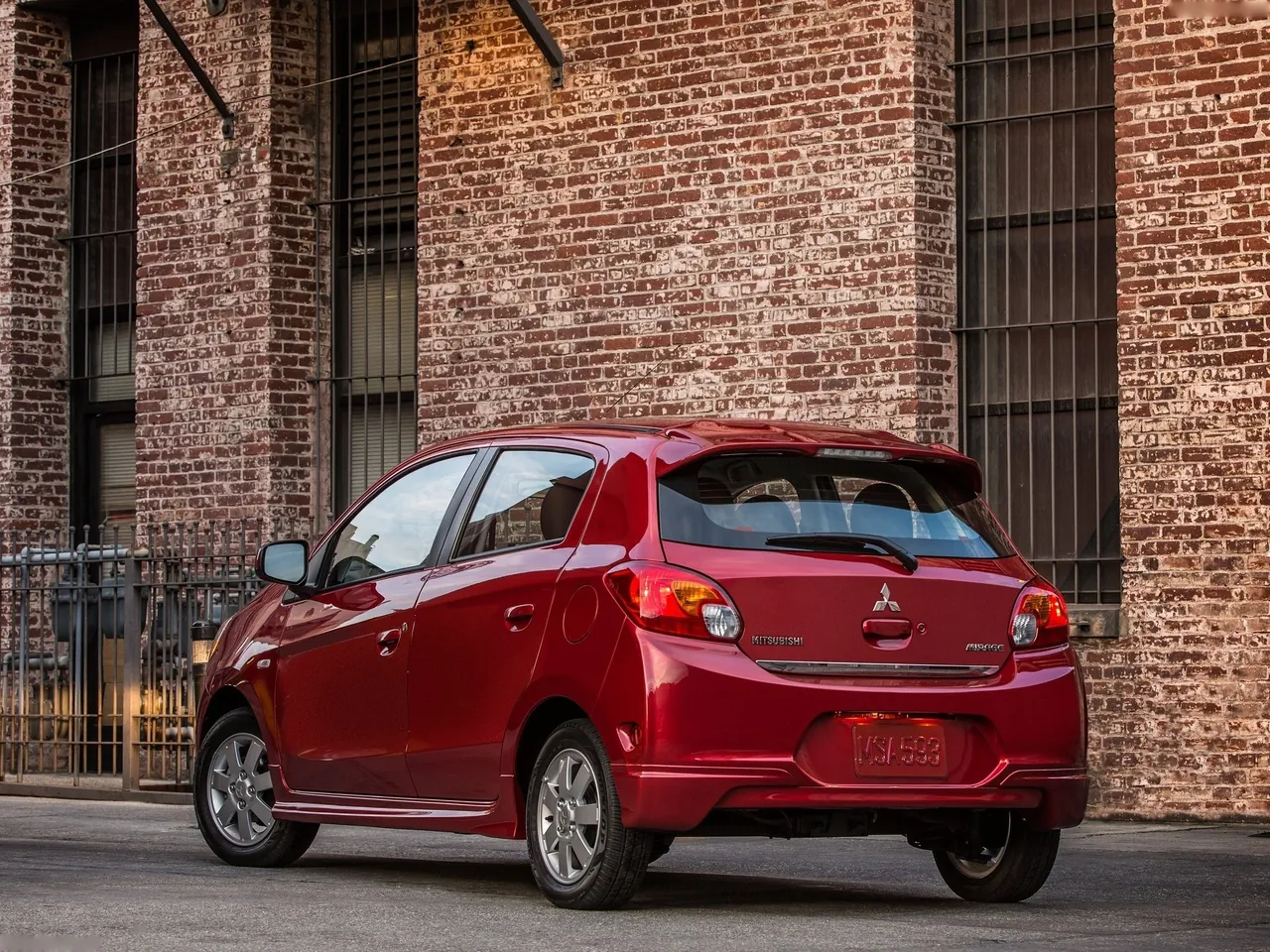 Mitsubishi Mirage (2014) - Rear Three-Quarter
