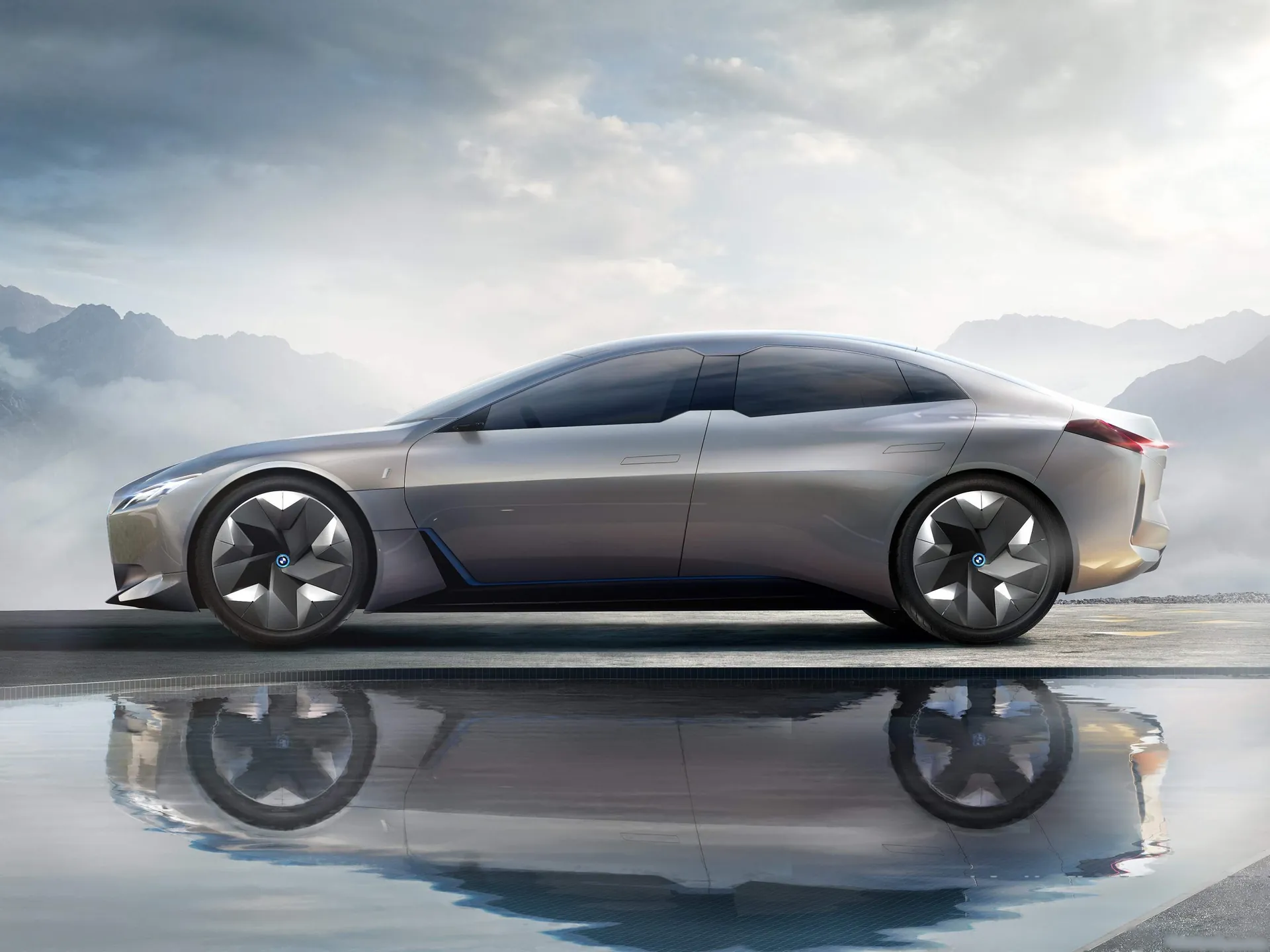 BMW i Vision Dynamics Concept (2017) – boční profil