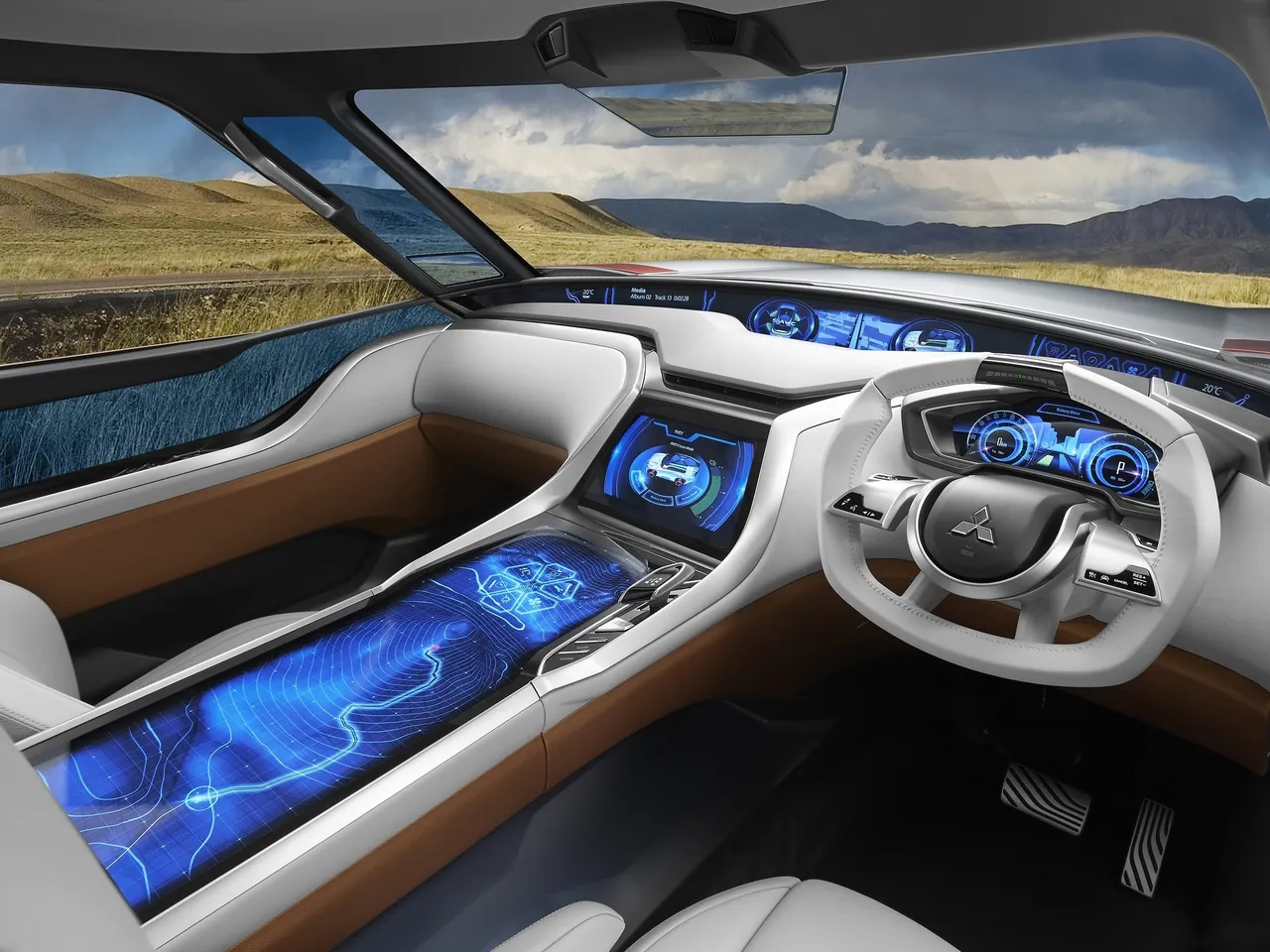 Mitsubishi GC-PHEV Concept (2013) – interiér