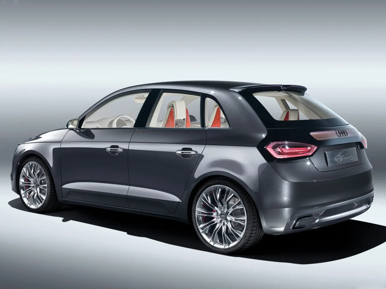 Audi A1 Sportback Concept (2008) – zadní tříčtvrteční pohled