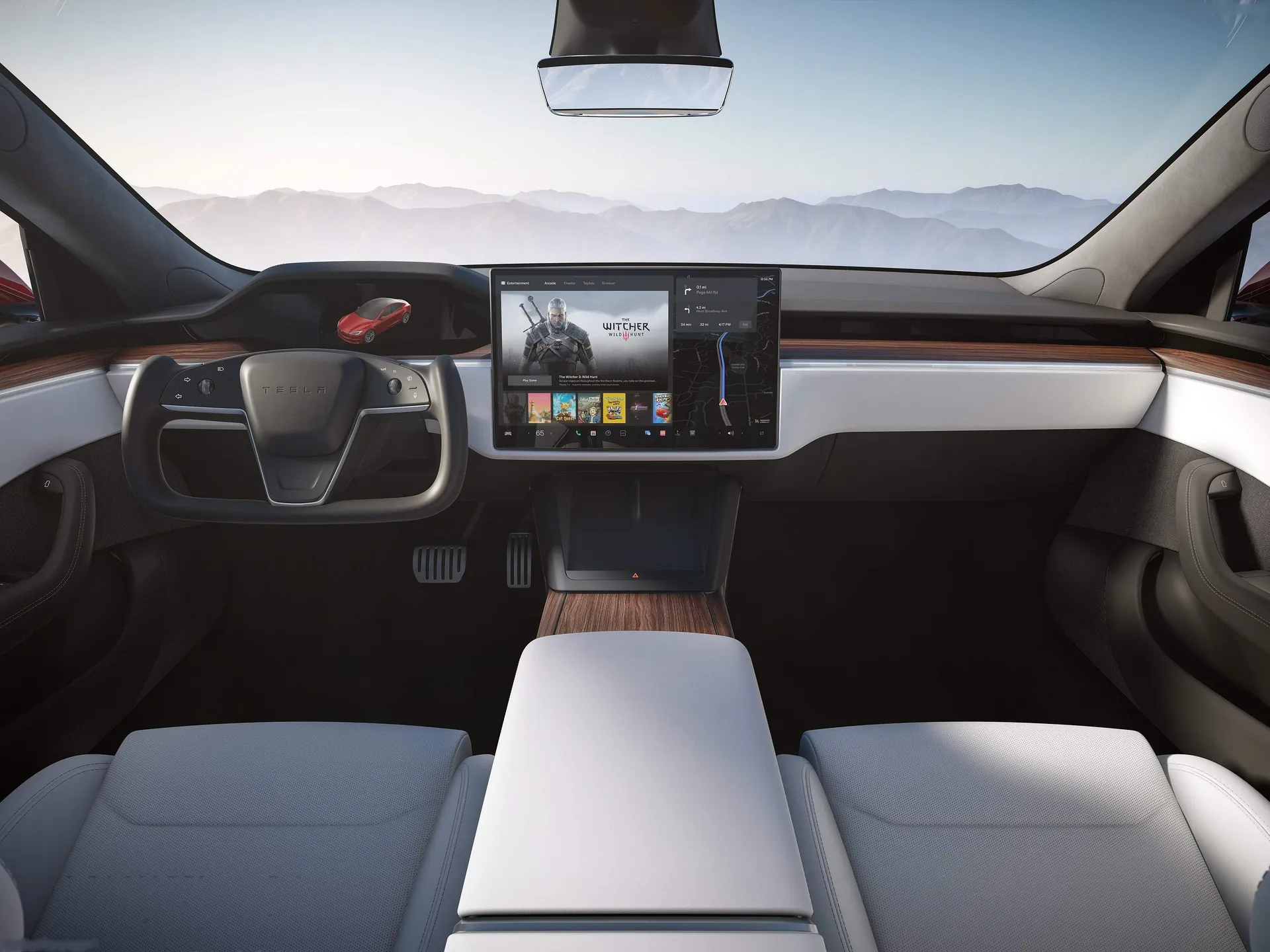 Tesla Model S (2021) – interiér