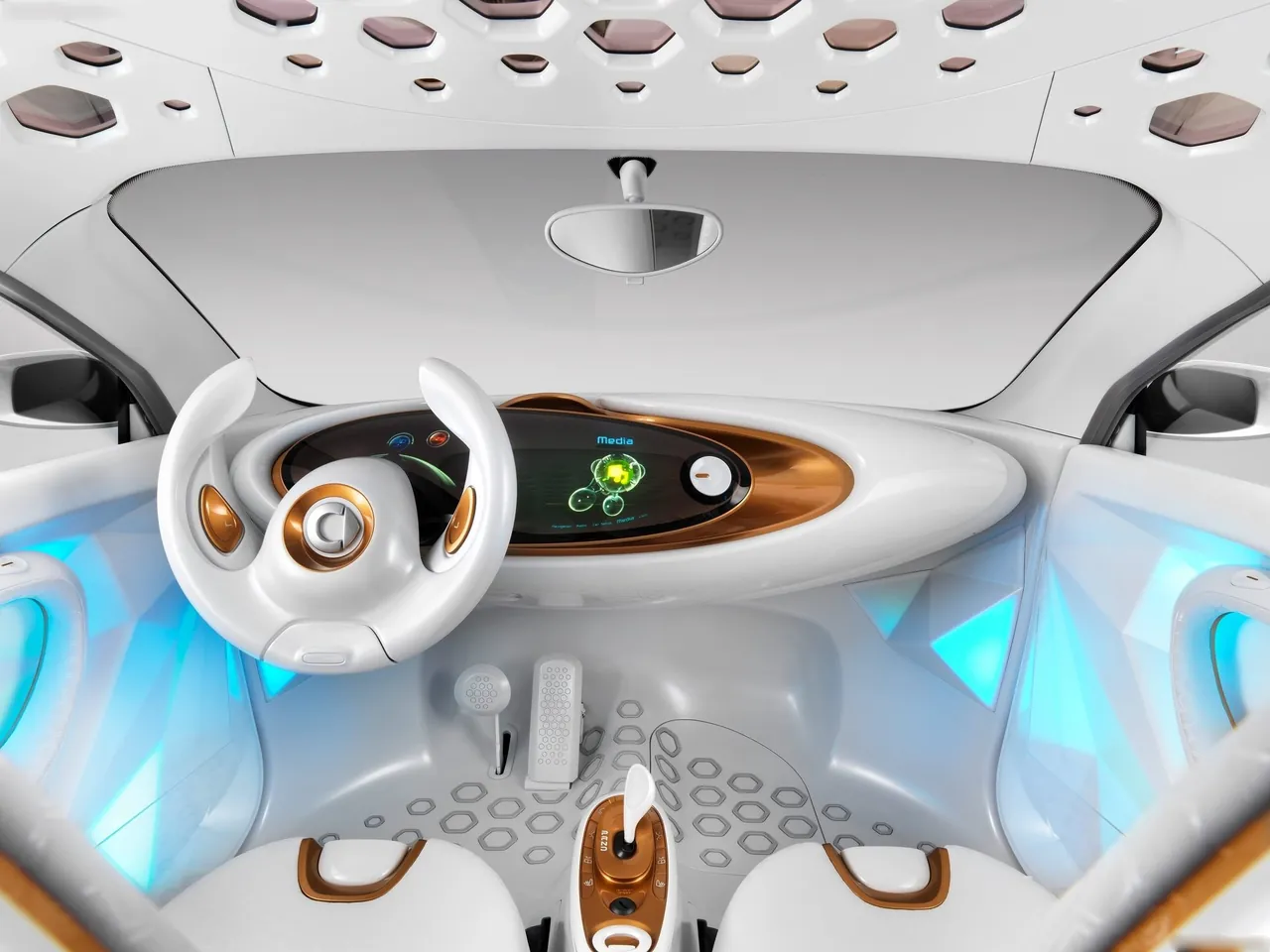 Smart forvision Concept (2011) – interiér