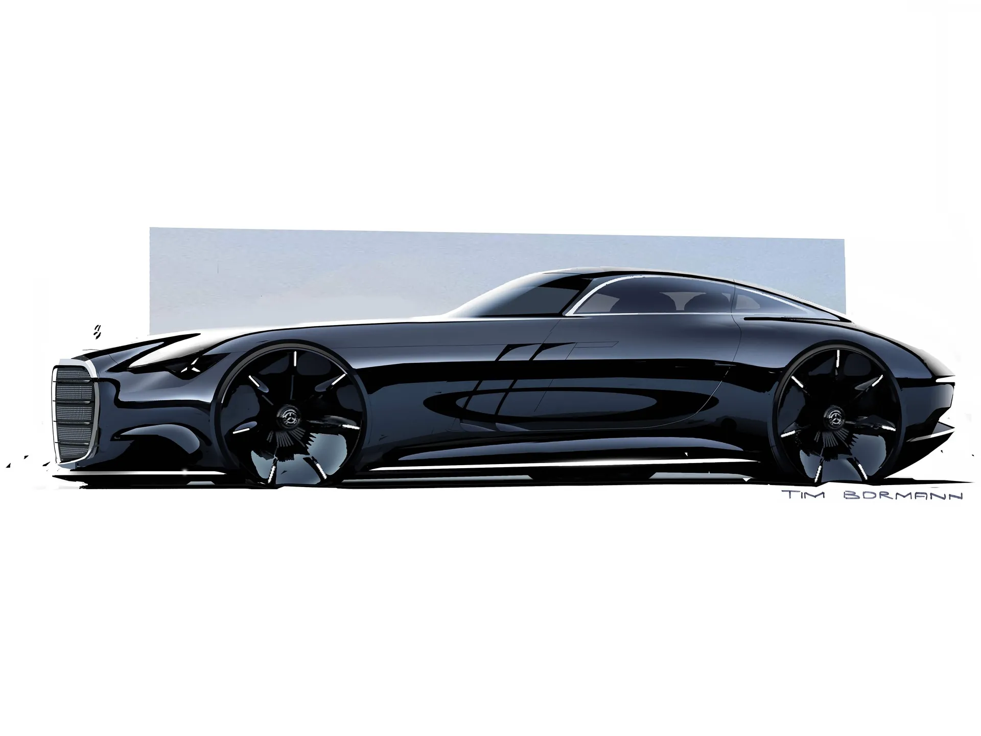 Mercedes-Benz Vision Iconic Concept (2025) – designové skici