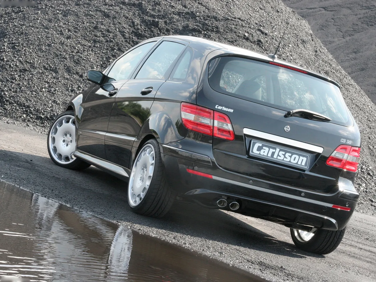 Carlsson Mercedes-Benz B-Class (2006) – zadní tříčtvrteční pohled