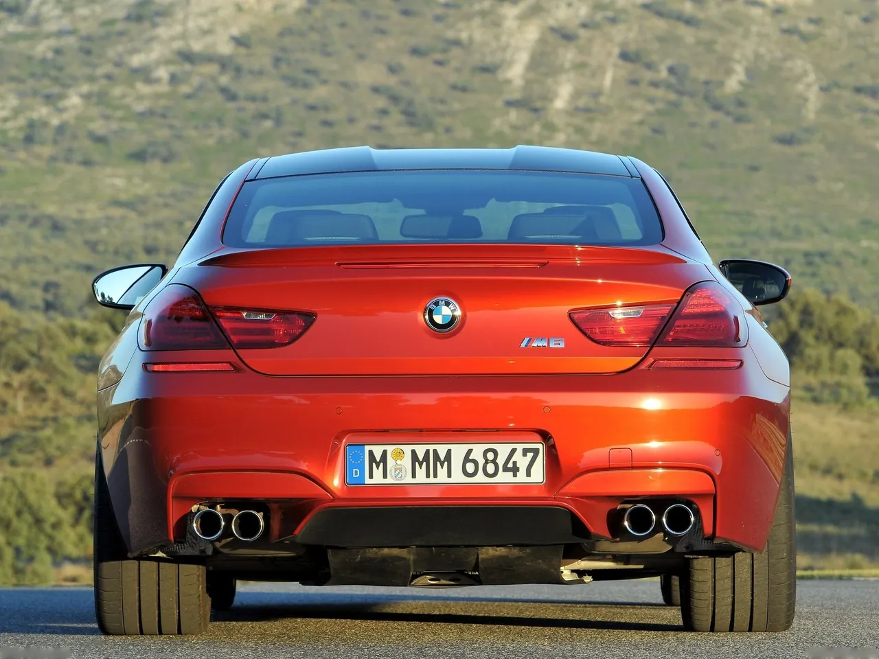 BMW M6 Coupe (2013) – zezadu