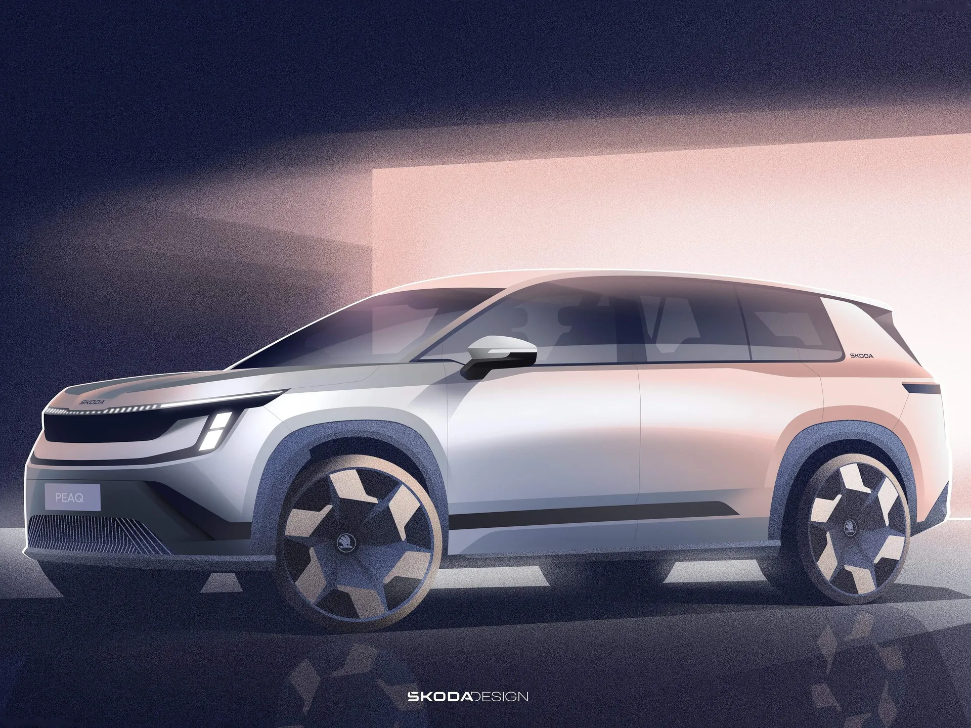 Skoda Peaq (2027) - Design Sketches