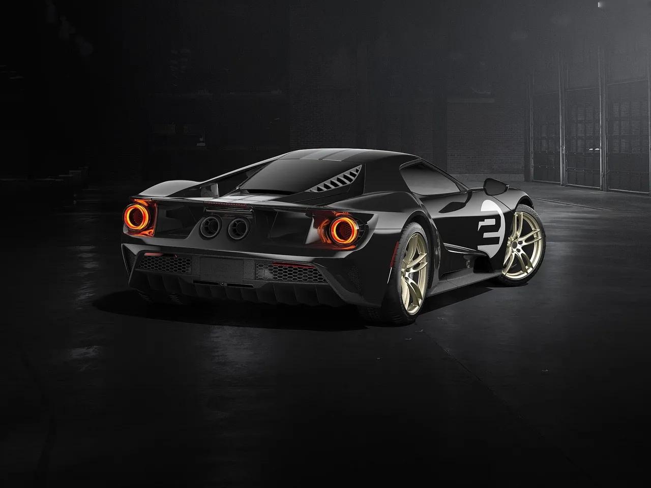 Ford GT 66 Heritage Edition (2017) – zadní tříčtvrteční pohled