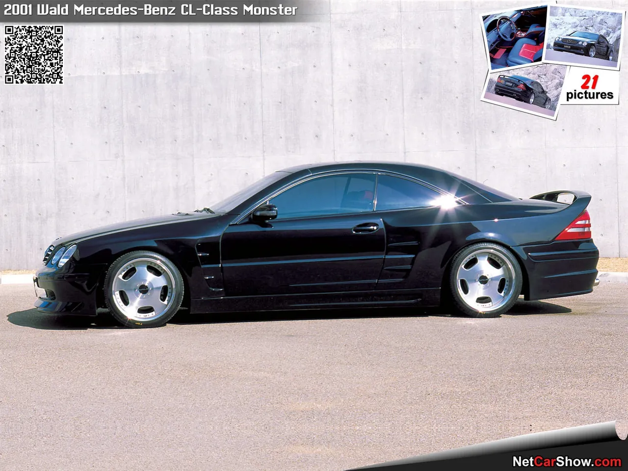 Wald Mercedes-Benz CL-Class Monster (2001) – boční profil