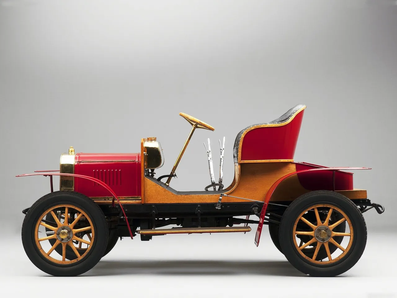 Skoda LK Voiturette A (1905) – boční profil