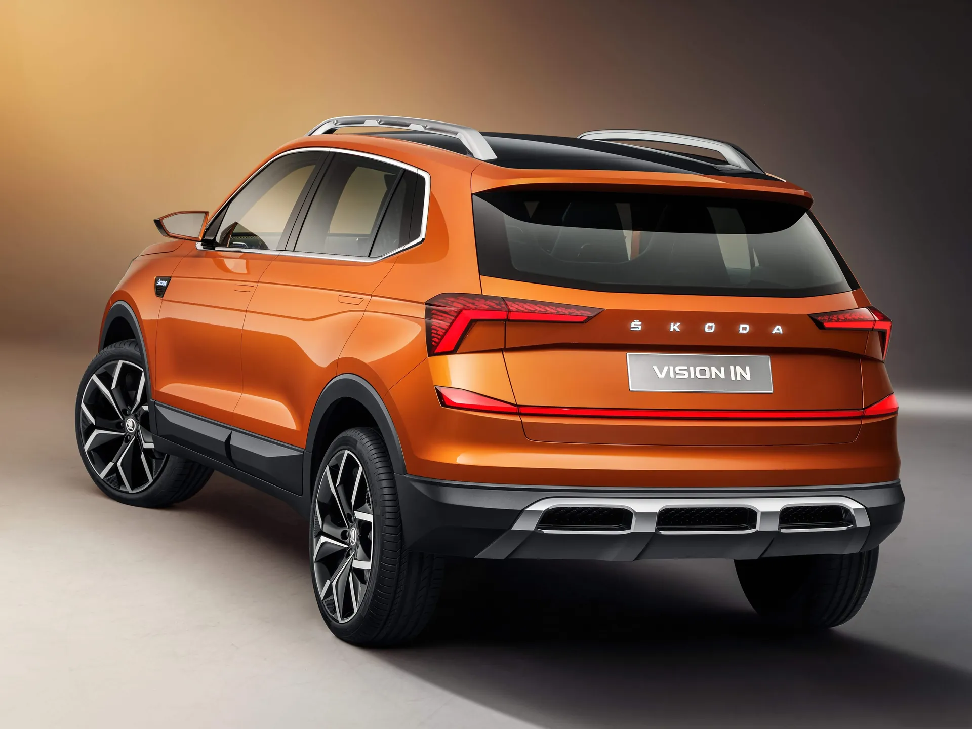 Skoda Vision IN Concept (2020) – zadní tříčtvrteční pohled
