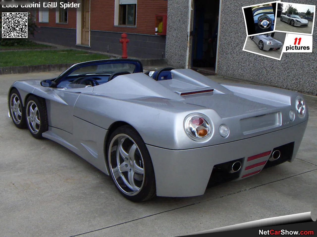 Covini C6W Spider (2006) – zadní tříčtvrteční pohled