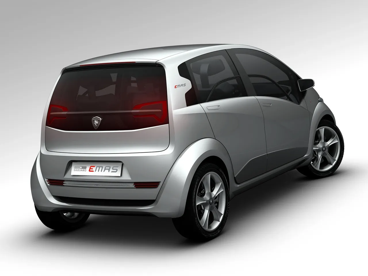 Italdesign Emas Concept (2010) – zadní tříčtvrteční pohled