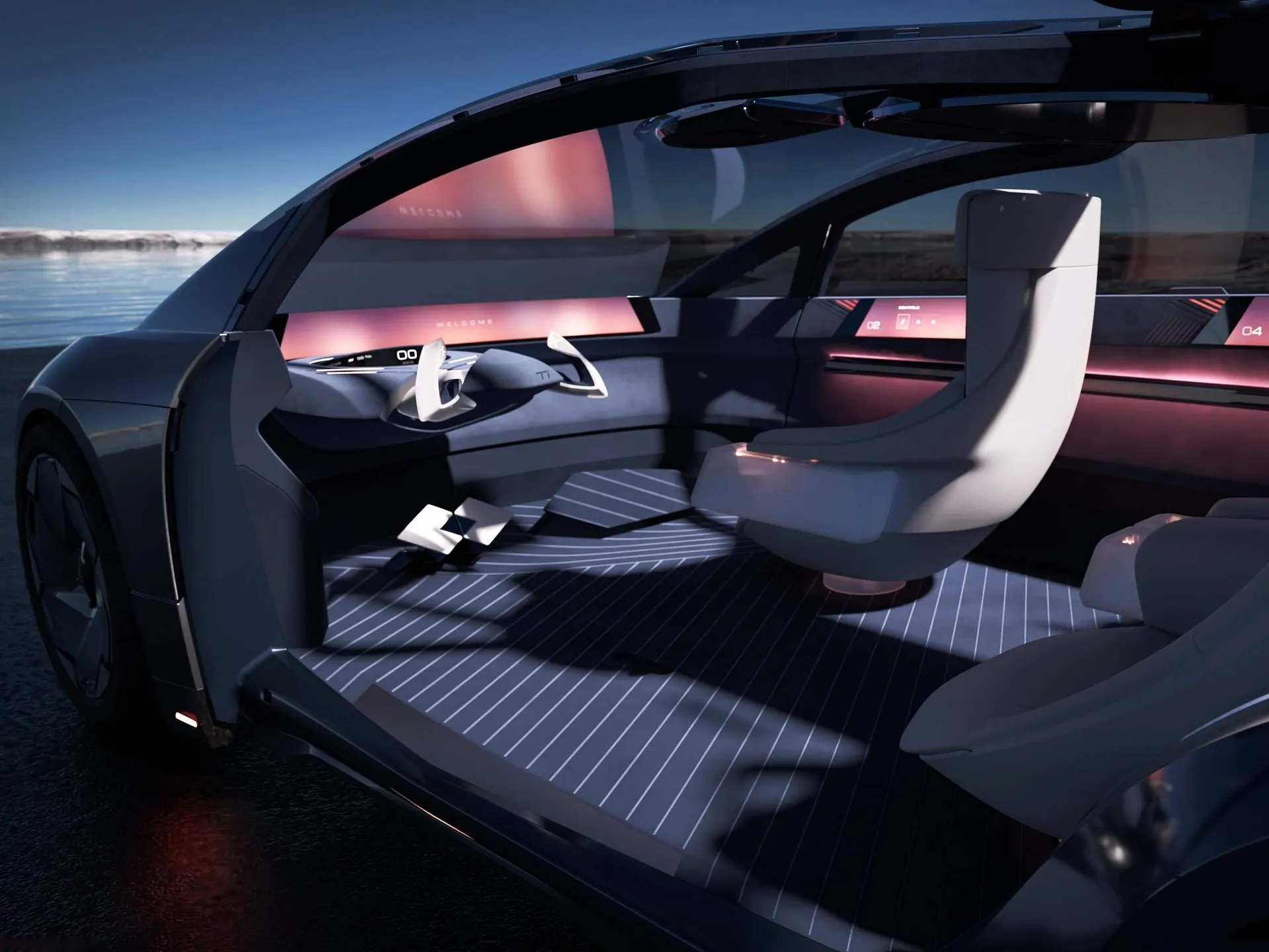 BAIC ArcFox 77 Concept (2025) – interiér