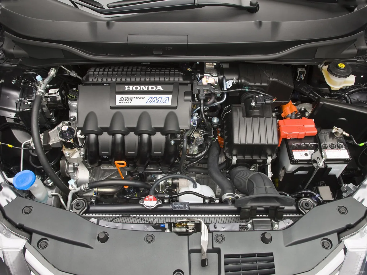 Honda Insight (2010) – motorový prostor