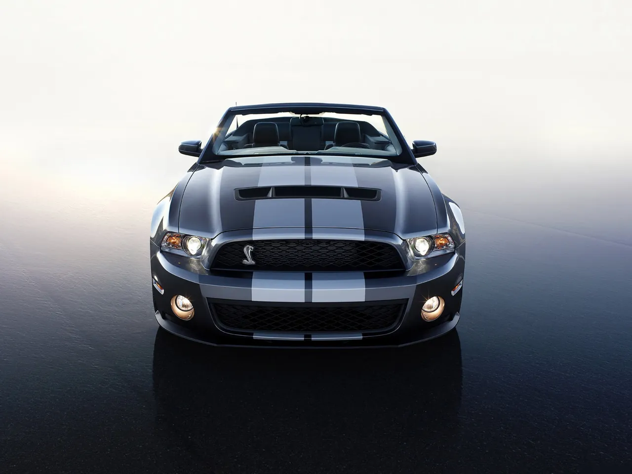 Ford Mustang Shelby GT500 Convertible (2010) – zepředu