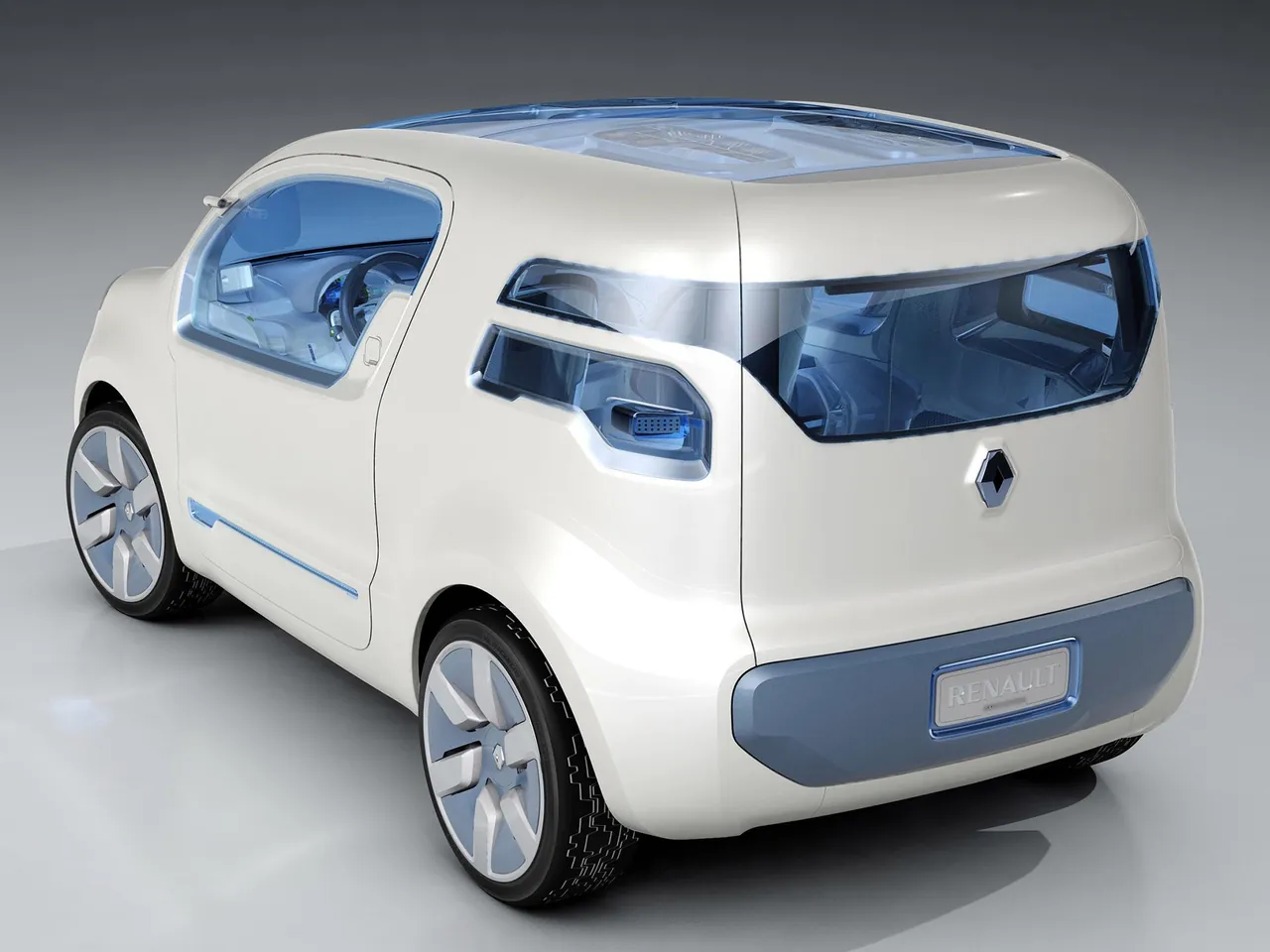 Renault Kangoo ZE Concept (2009) – zadní tříčtvrteční pohled