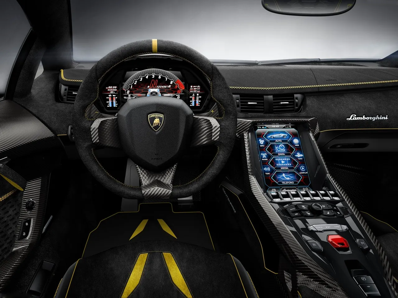 Lamborghini Centenario (2017) – interiér
