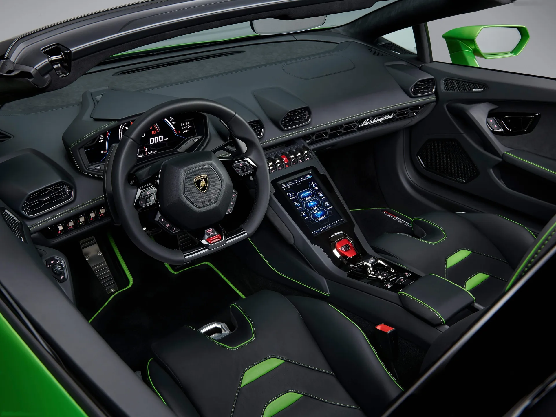 Lamborghini Huracan Evo Spyder (2019) – interiér