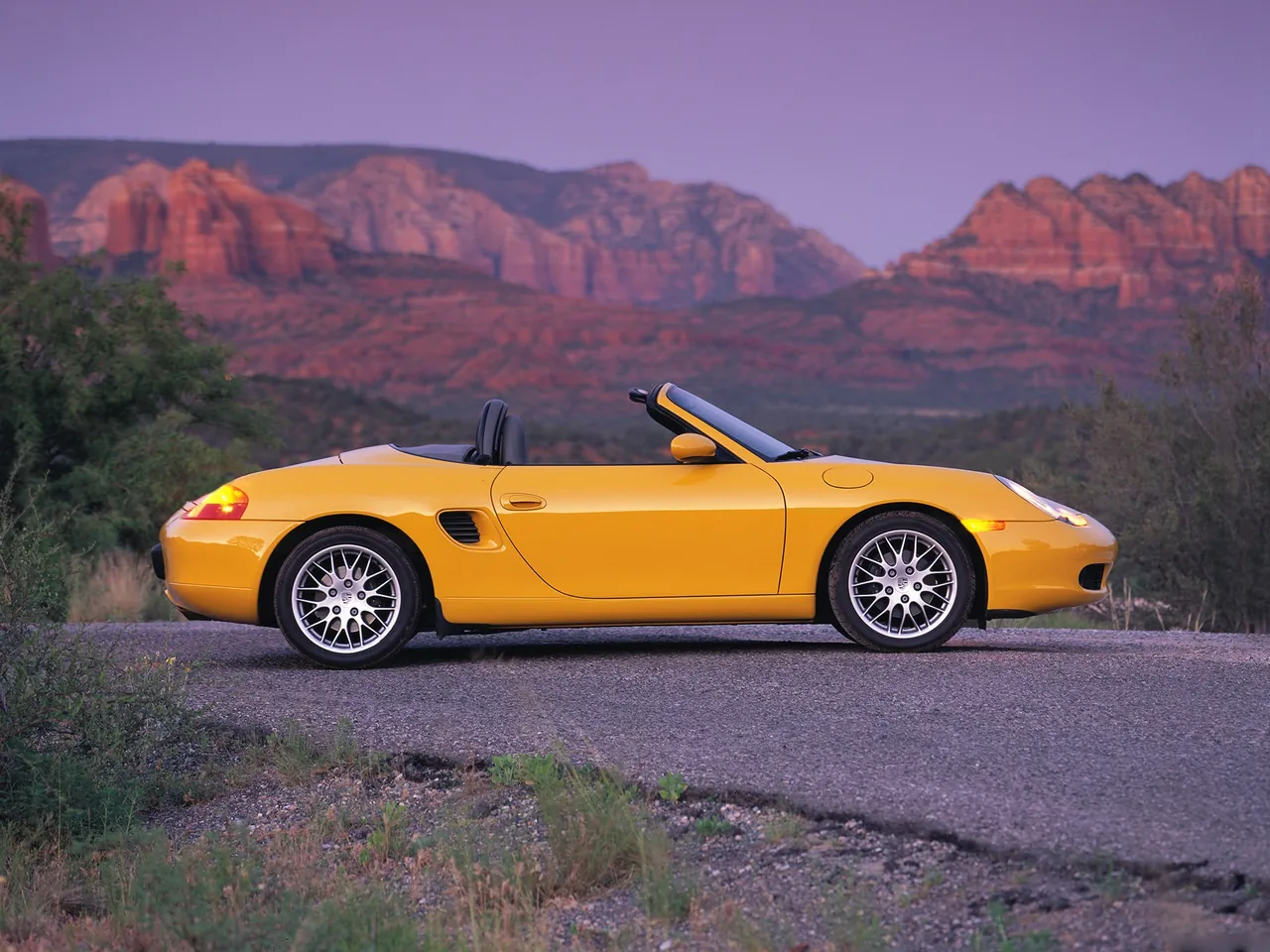 Porsche Boxster (2002) - Side Profile