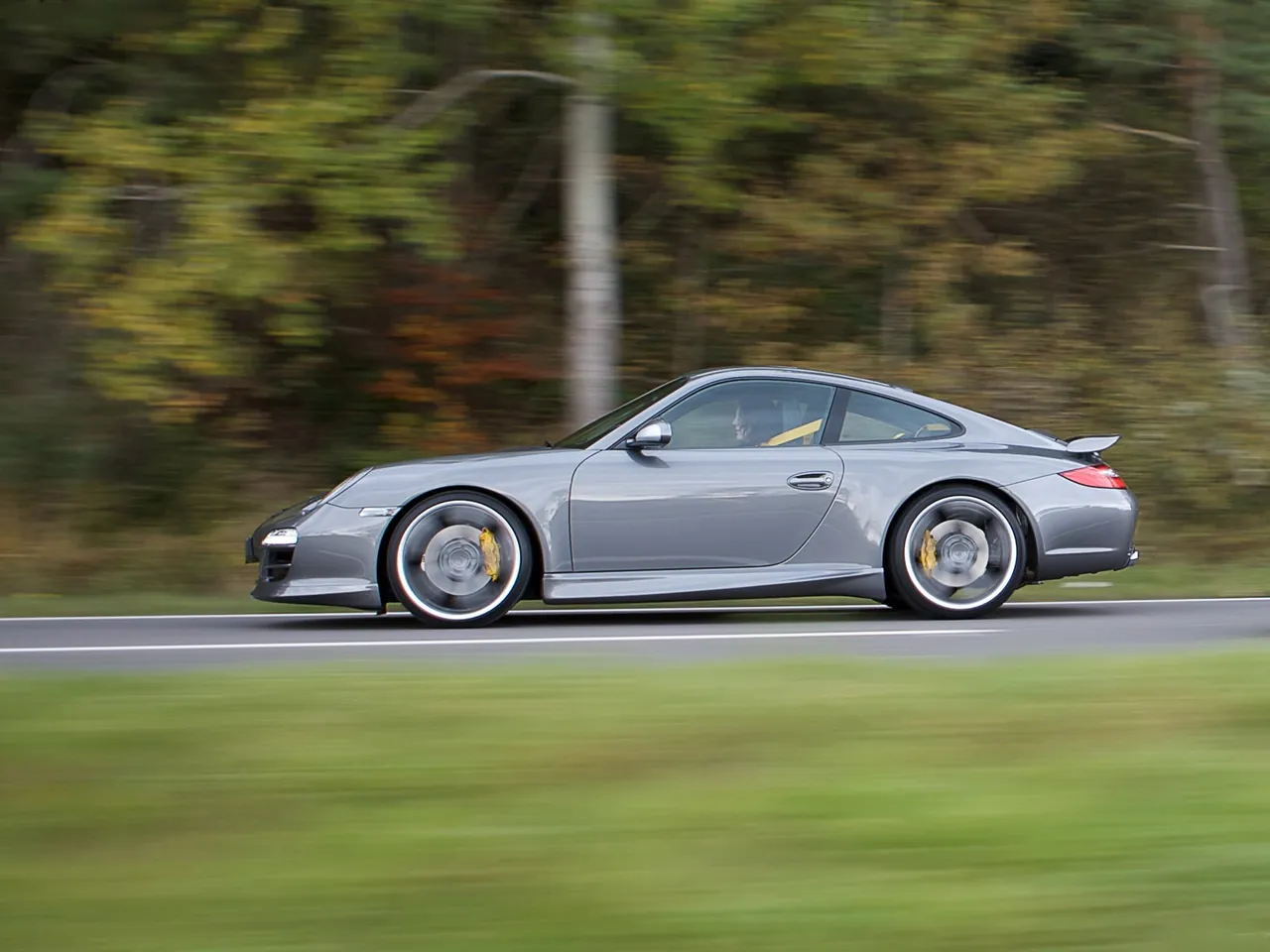 TechArt Porsche 911 Aerokit I (2009) – boční profil