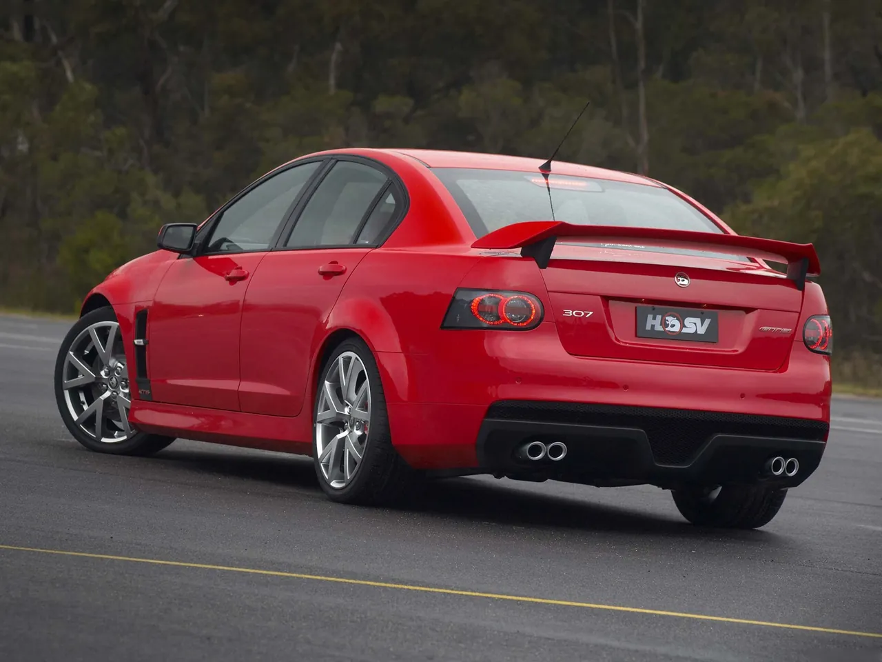 HSV E Series GTS (2007) – zadní tříčtvrteční pohled