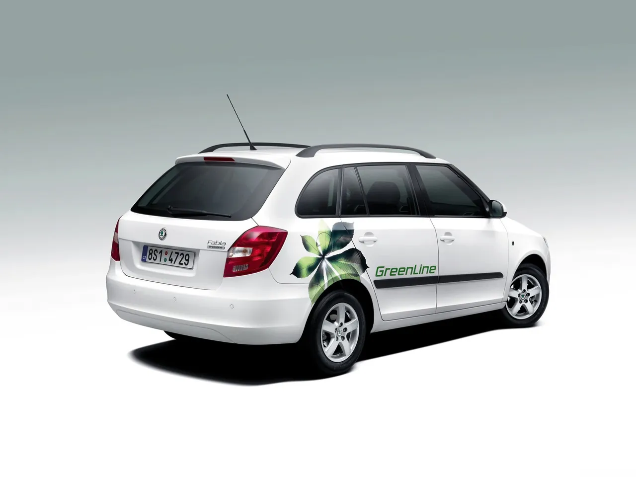 Skoda Fabia Combi GreenLine (2008) - Rear Three-Quarter