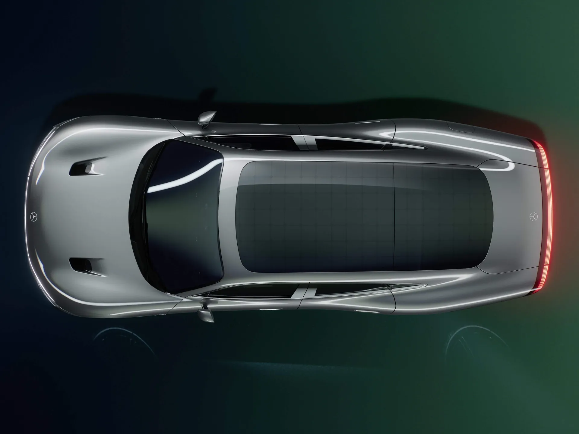 Mercedes-Benz Vision EQXX Concept (2022) - Top view