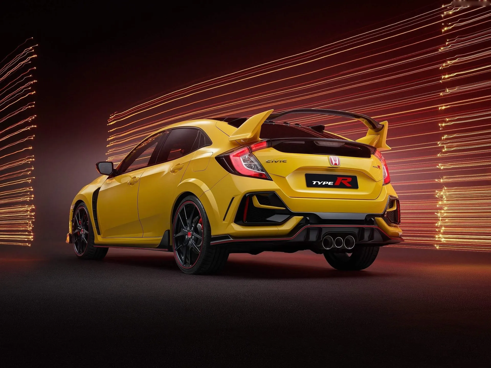 Honda Civic Type R Limited Edition (2021) – zadní tříčtvrteční pohled