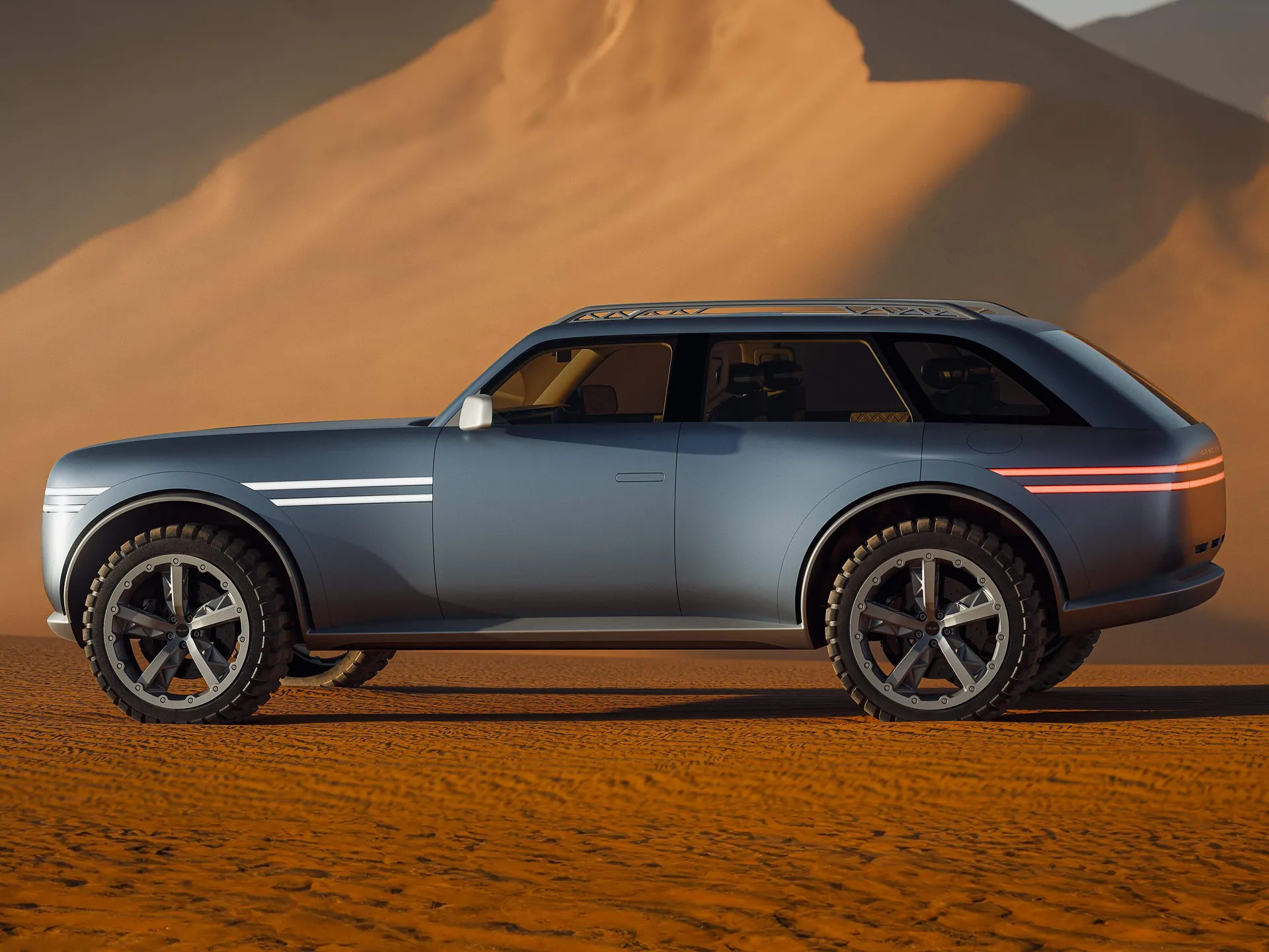 Genesis X Gran Equator Concept (2025) – boční profil