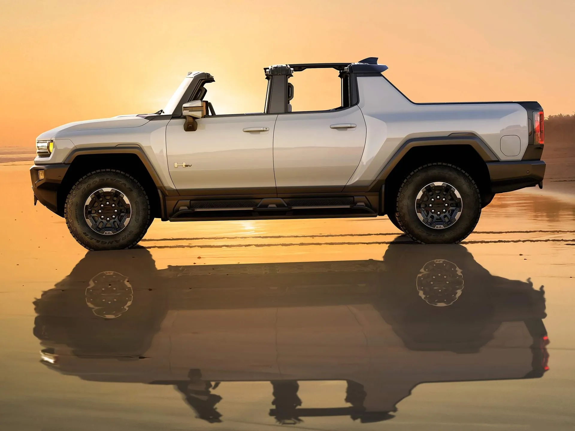 GMC Hummer EV (2022) – boční profil