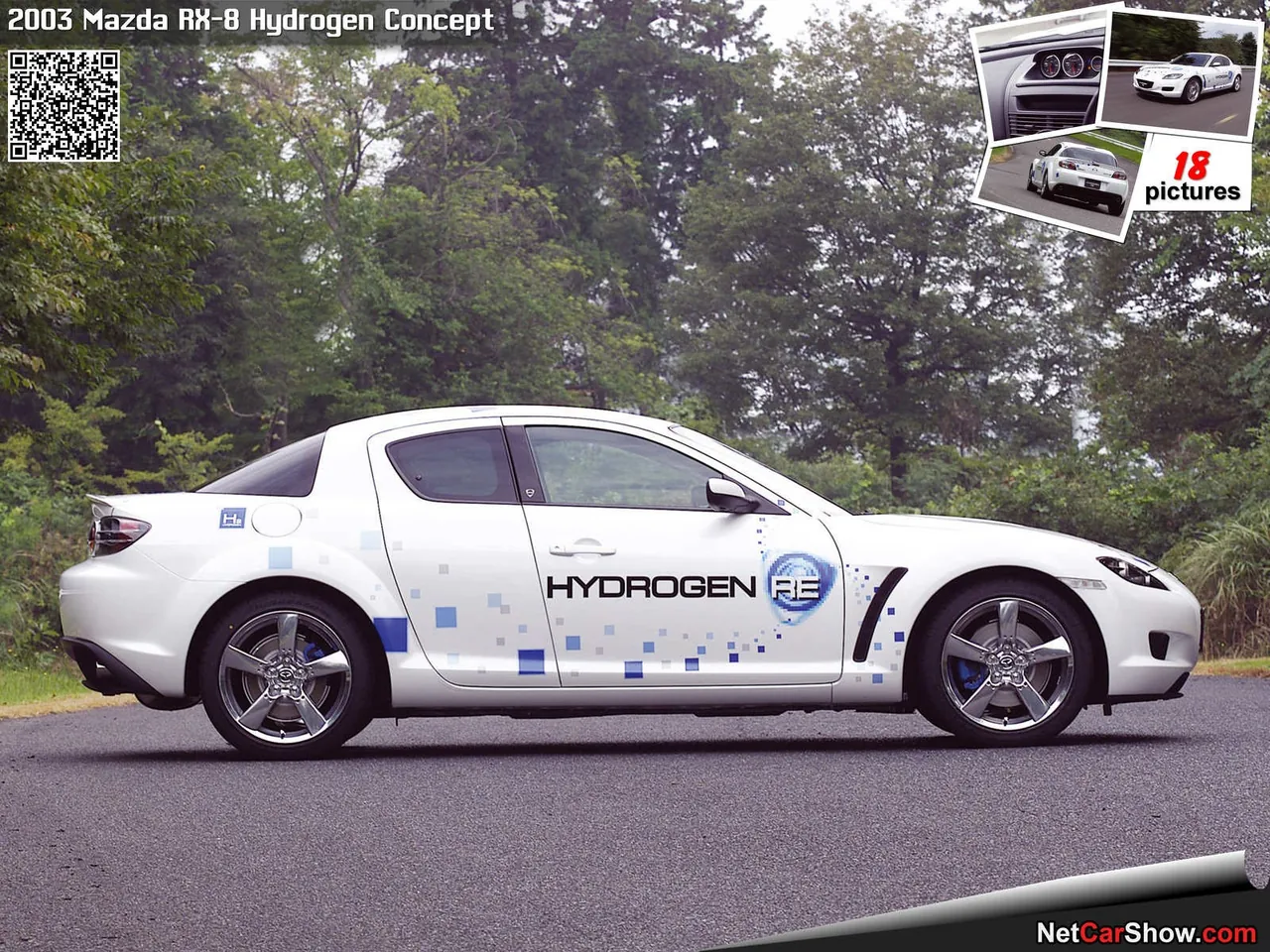 Mazda RX-8 Hydrogen Concept (2003) – boční profil