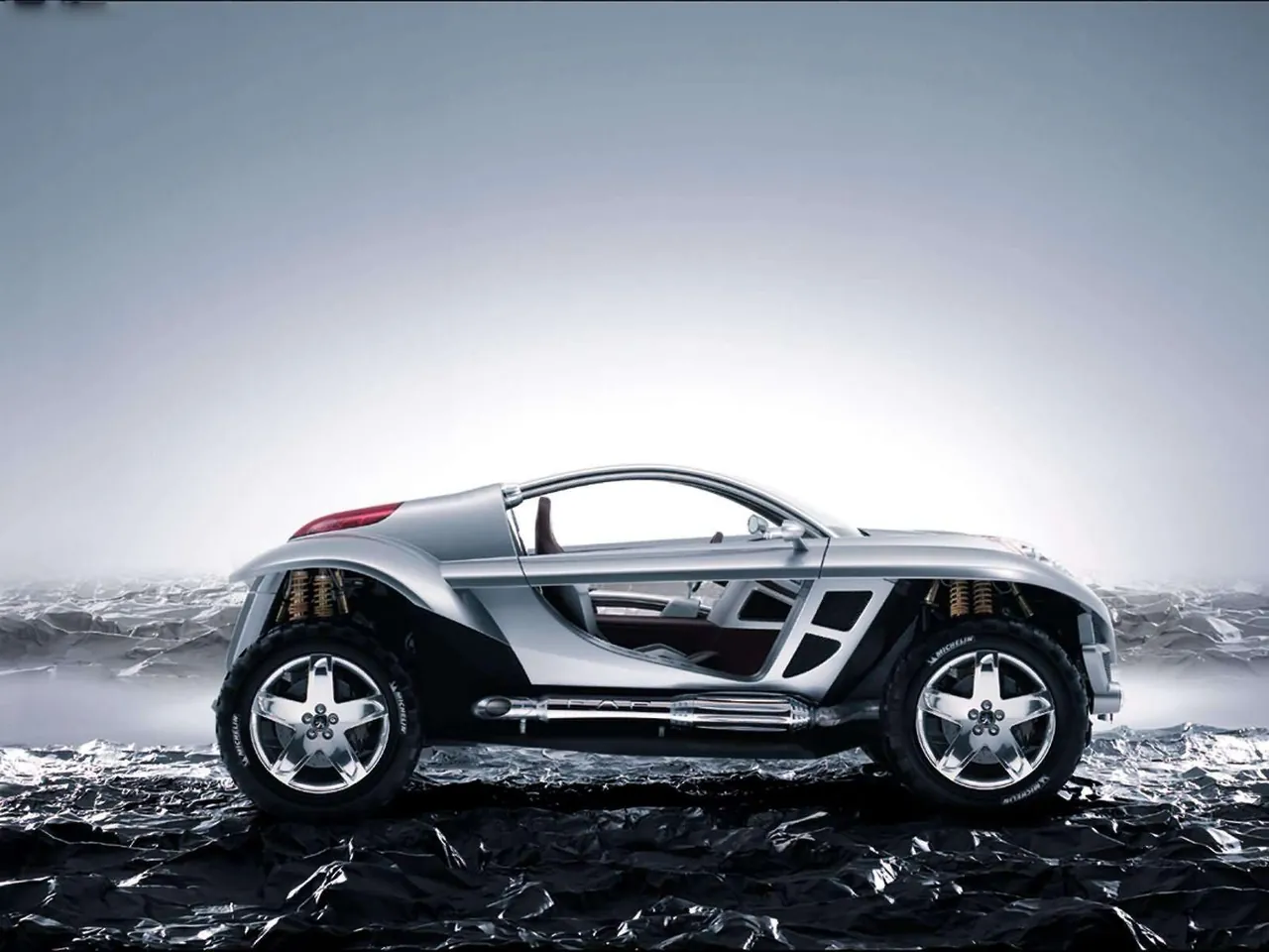 Peugeot Hoggar Concept (2003) – boční profil