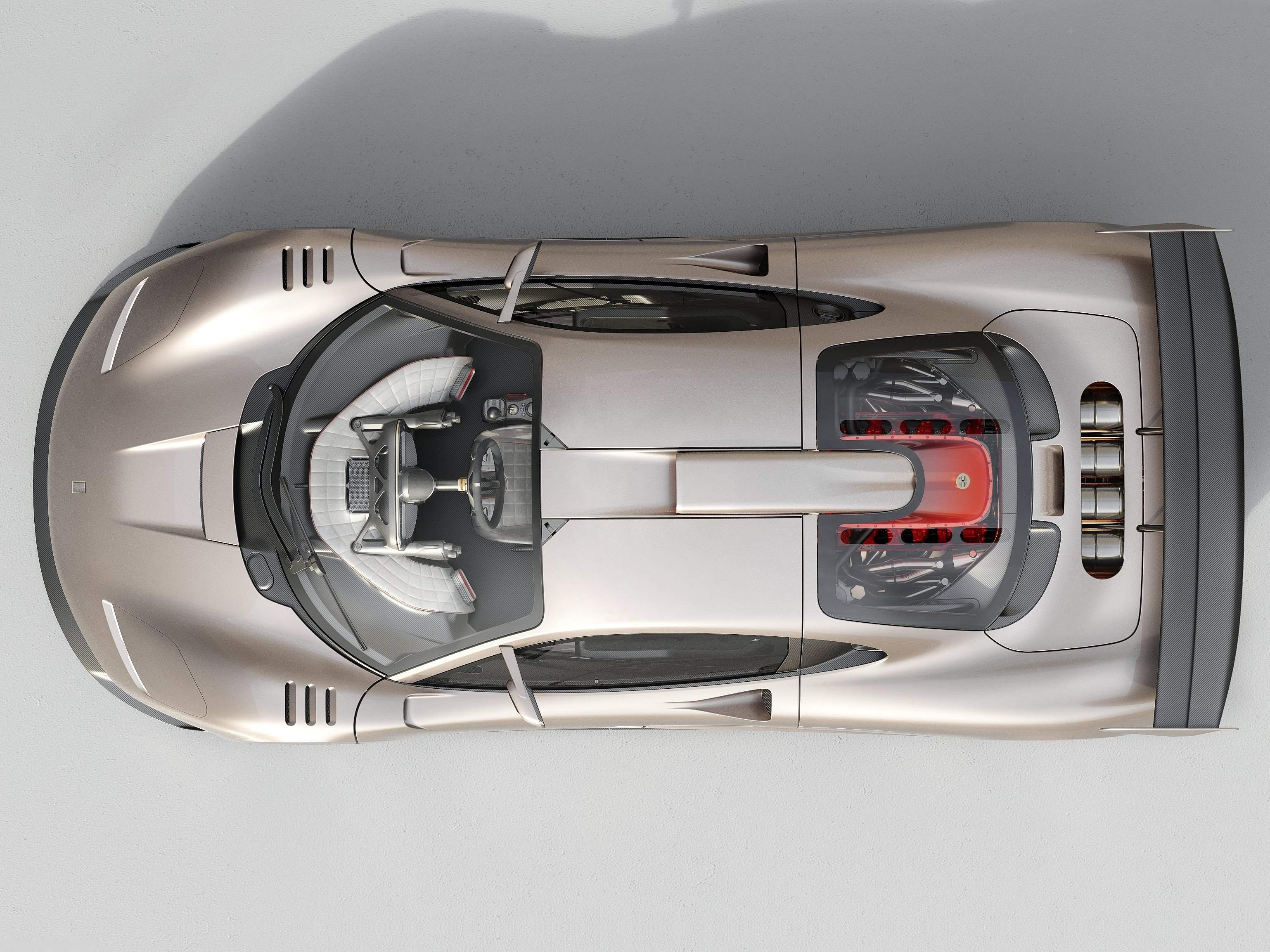 Gordon Murray S1 LM (2027) - Top view