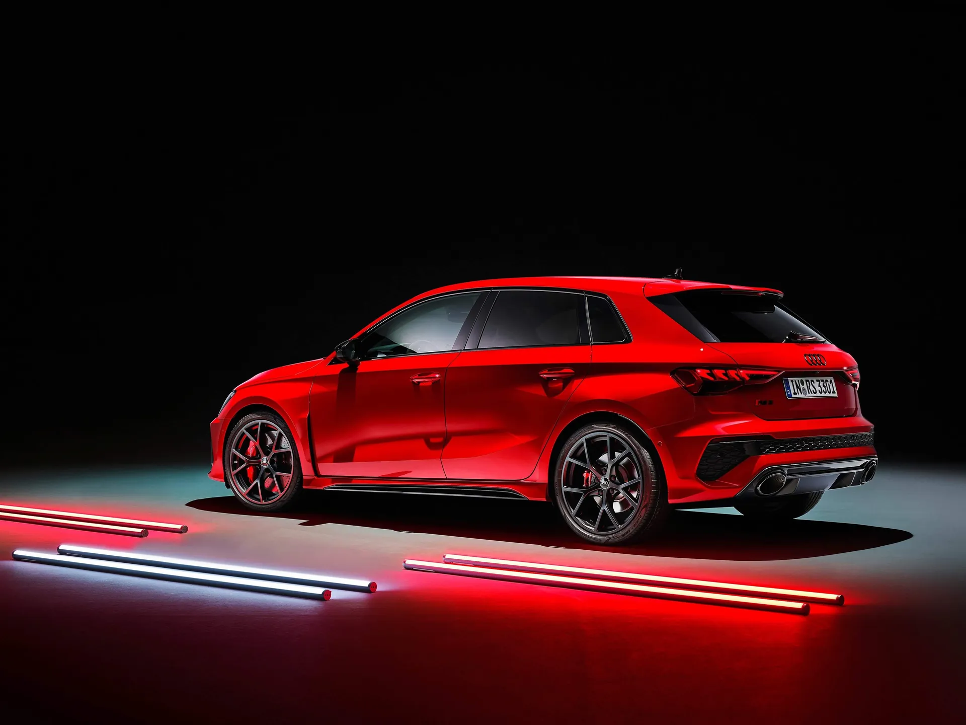 Audi RS3 (2022) - Rear Three-Quarter