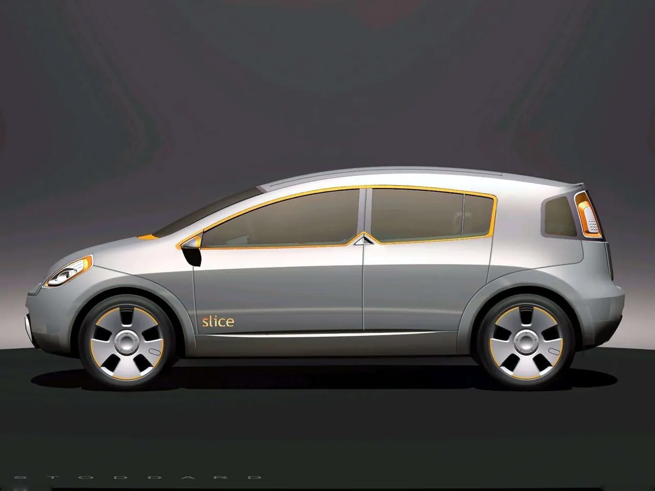 Kia KCD1 Slice Concept (2003) – boční profil