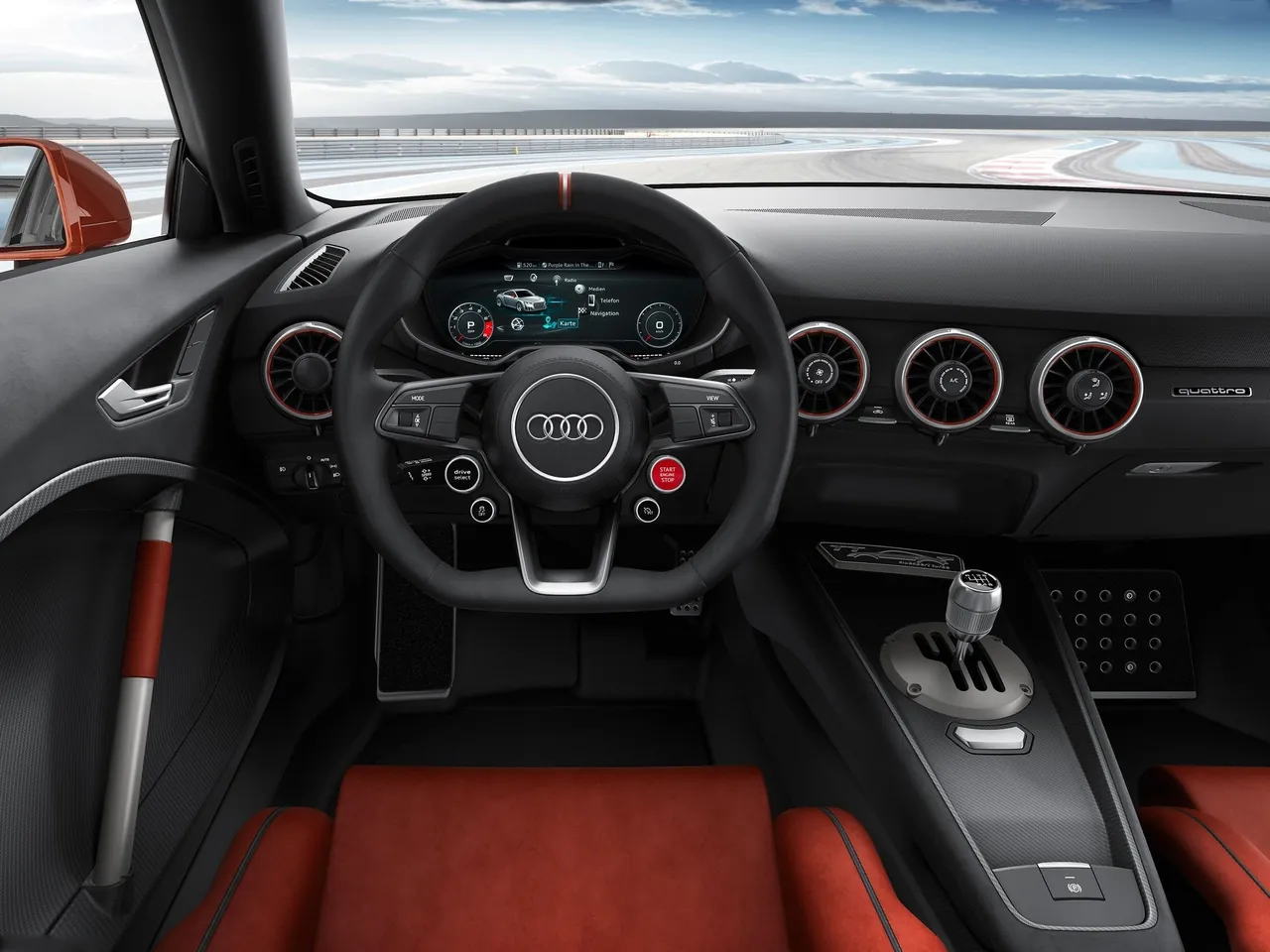 Audi TT Clubsport Turbo Concept (2015) – interiér