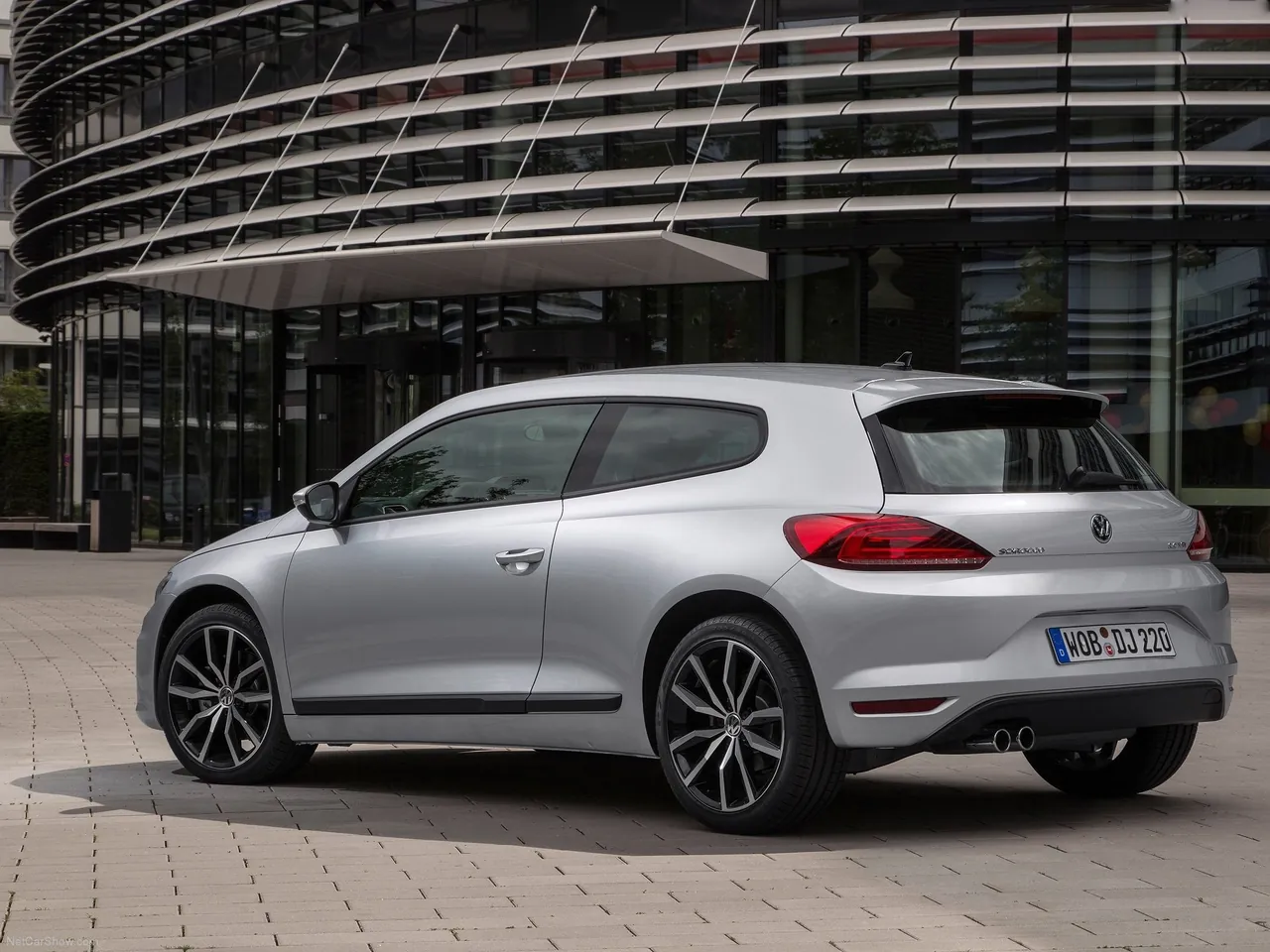 Volkswagen Scirocco (2015) – zadní tříčtvrteční pohled