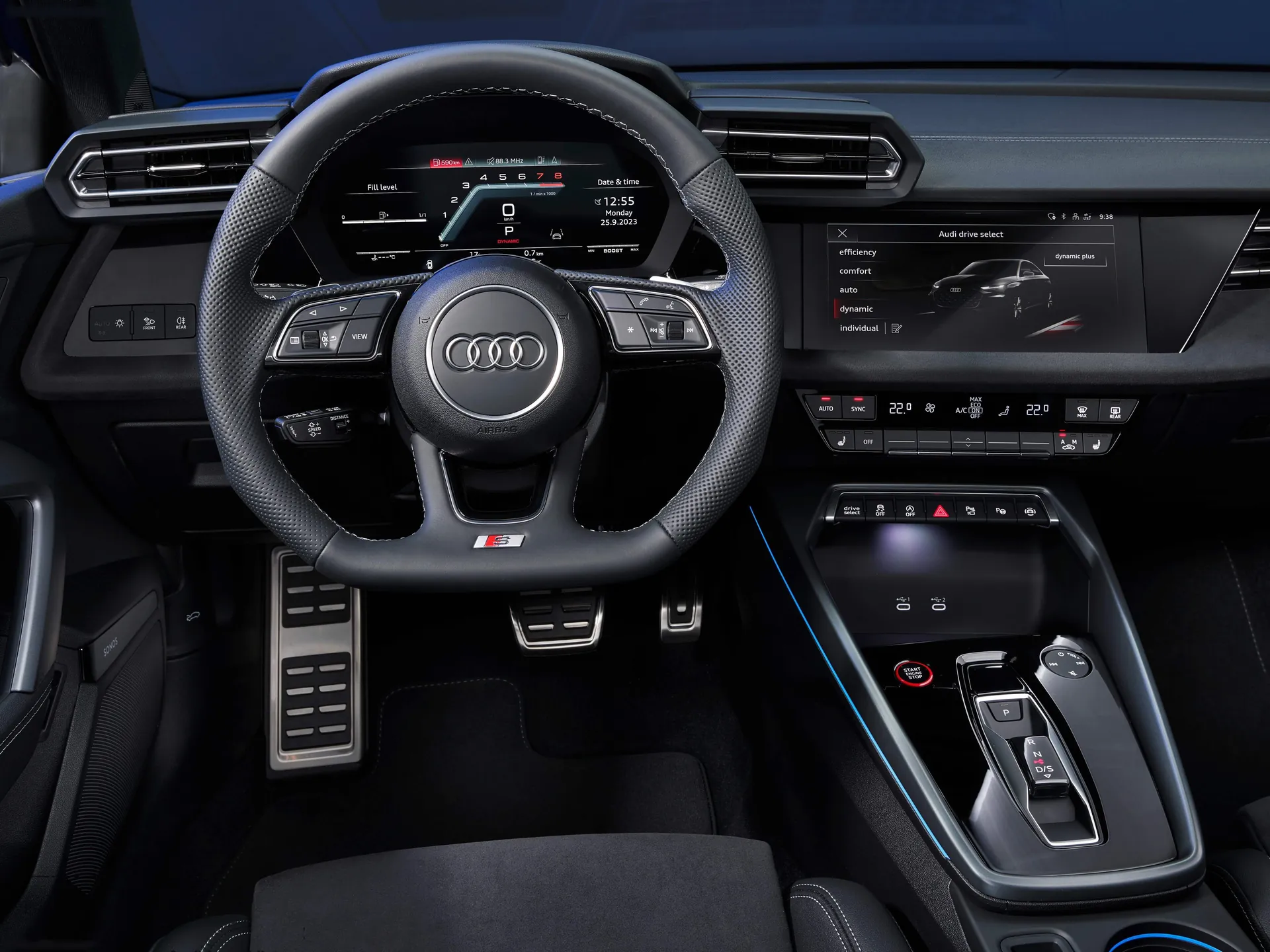 Audi S3 Sedan (2025) – interiér