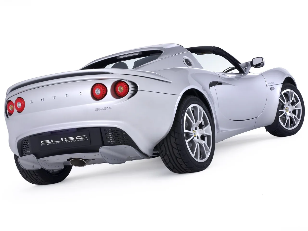 Lotus Elise SC (2008) – zadní tříčtvrteční pohled